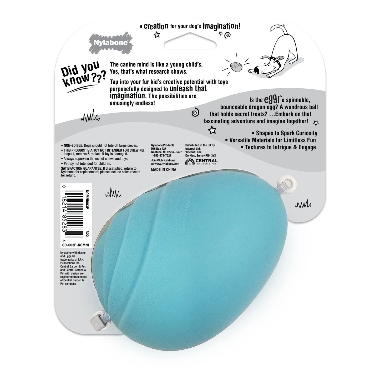 C-Shuu Interactive Dog Toy, Lightweight Squishy Toy for Creative Play & Exercise