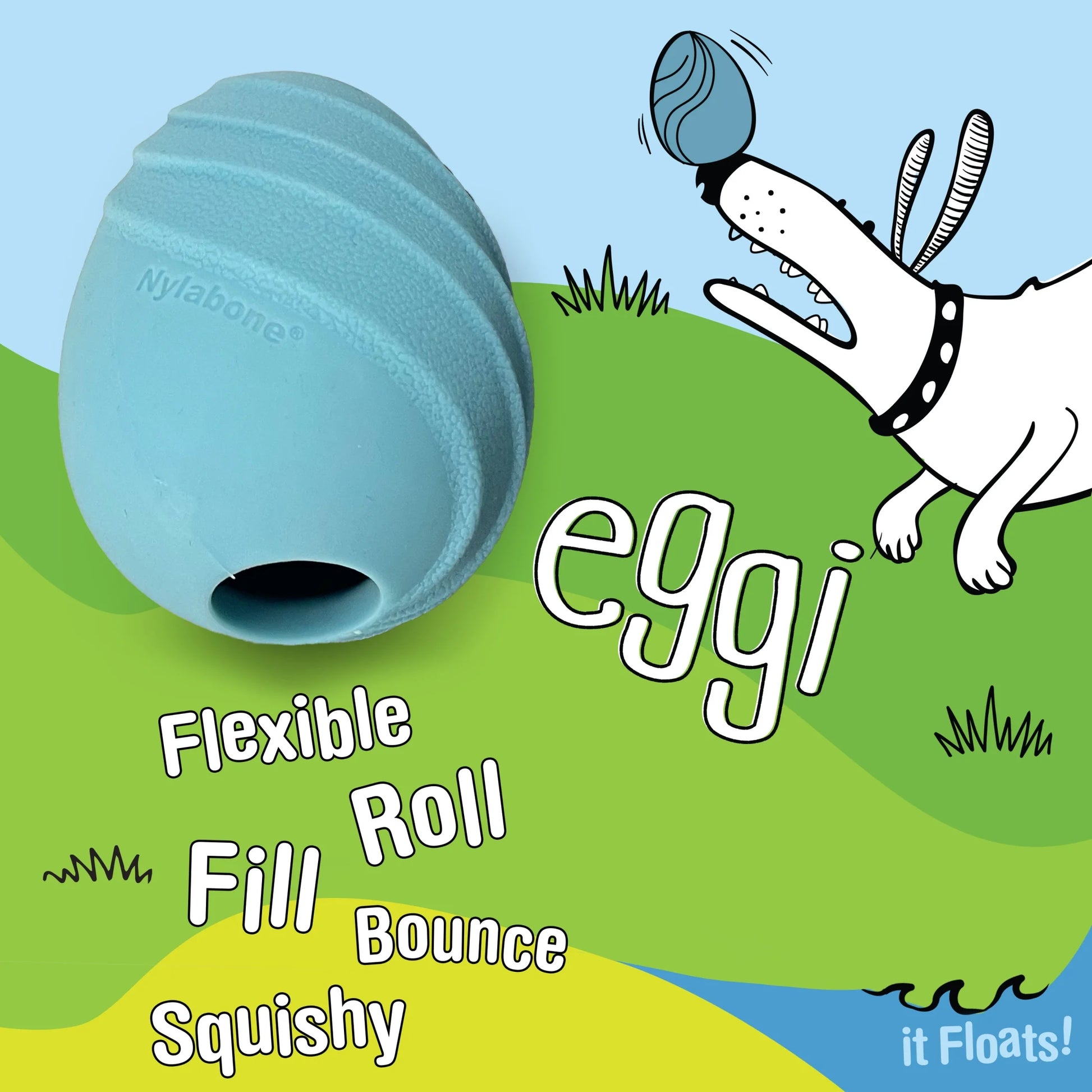 C-Shuu Interactive Dog Toy, Lightweight Squishy Toy for Creative Play & Exercise